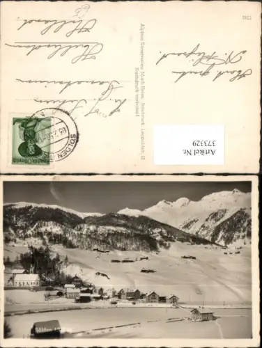 373329,Sölden Totale Bergkulisse Winterbild