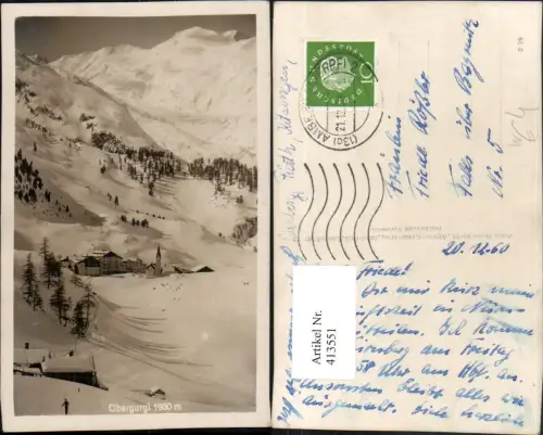 413551,Obergurgl b. Gurgl Totale Bergkulisse Winterbild