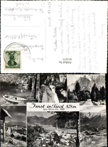 413577,Imst Totale Wegkreuz Schloss Fernstein Mehrbildkarte pub Risch-Lau 2885