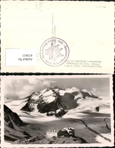 413611,Braunschweiger-Hütte Berghütte b. St. Leonhard im Pitztal Bergkulisse