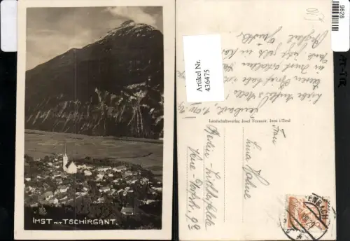 436475,Imst Totale m. Tschirgant Bergkulisse