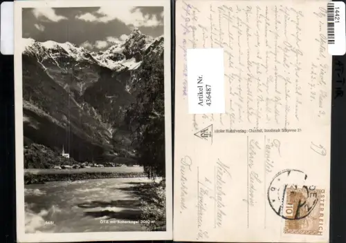 436487,Ötz Oetz Teilansicht m. Acherkogel Bergkulisse