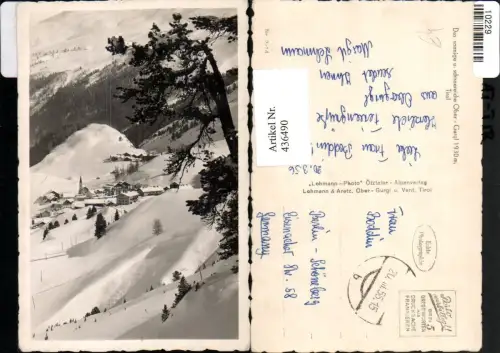 436490,Ober-Gurgl b. Gurgl Totale Winterbild