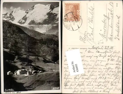 436493,Gurgl b. Sölden Totale Bergkulisse