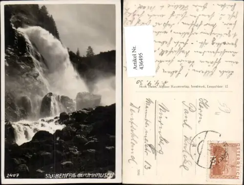 436495,Stuibenfall Wasserfall b. Umhausen
