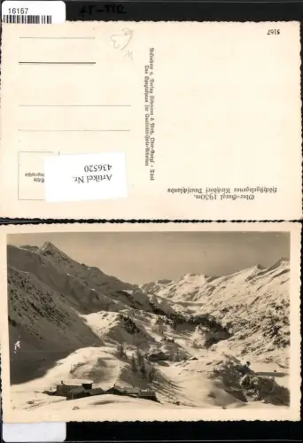 436520,Obergurgl b. Sölden Teilansicht Bergkulisse Winterbild
