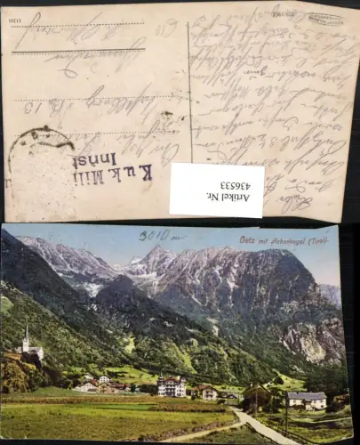 436533,Oetz Totale m. Acherkogel Bergkulisse