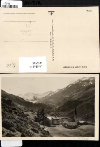 436546,Gurgl b. Sölden Totale geg. Schalfkogel Bergkulisse