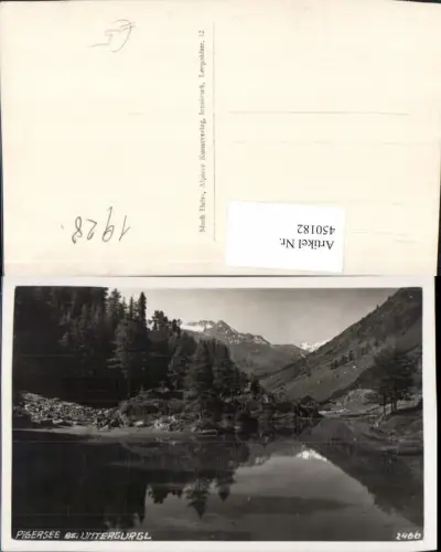 450182,Pillersee See b. Untergurgl Gurgl Bergkulisse