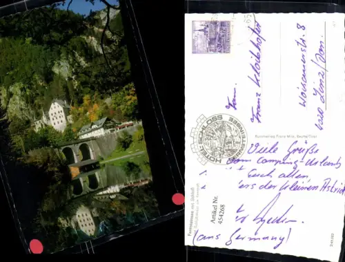 454268,Fernsteinsee m. Schloss Hotel b. Nassereith Brücke