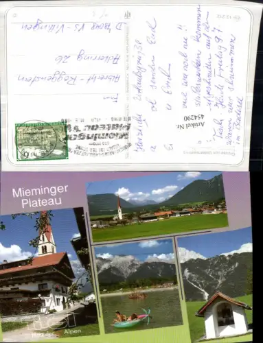 454290,Untermieming Totale Kirche Badesee Kapelle Mehrbildkarte