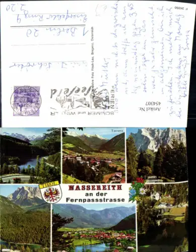 454307,Nassereith Tarrenz Totale Fernapssstraße Mehrbildkarte