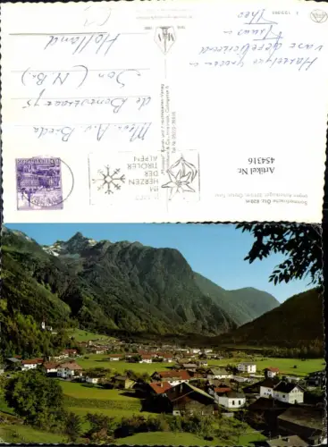 454316,Ötz Oetz Totale geg. Acherkogel Bergkulisse