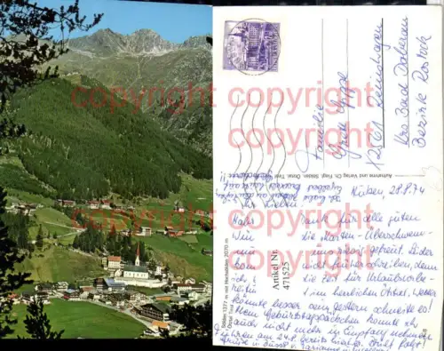 471525,Sölden m. Hochsölden Totale Bergkulisse