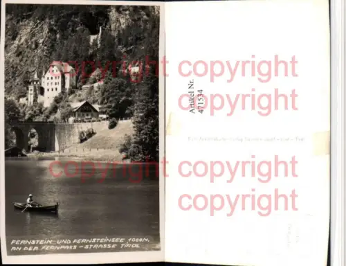 471534,Fernstein u. Fernsteinsee b. Nassereith Ruderboot