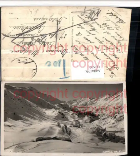 471590,Gurgl b. Sölden Totale Bergkulisse Winterbild