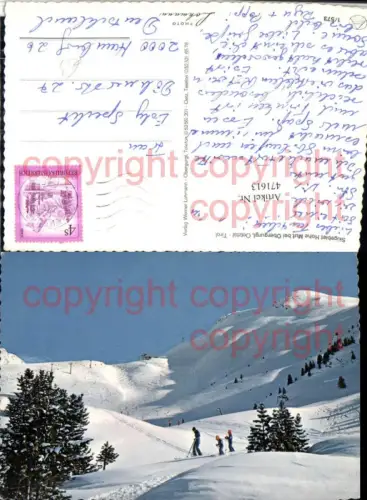 471613,Hohe Mut b. Obergurgl Skipiste Skifahrer Bergkulisse Winterbild