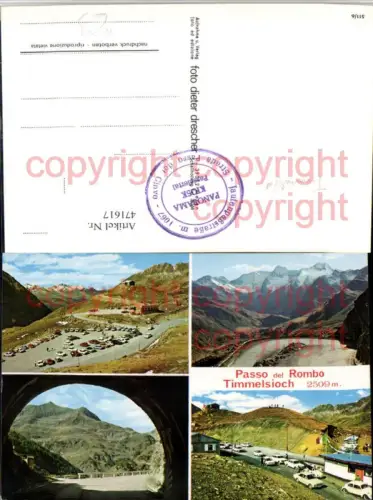 471617,Timmelsjoch Pass b. Hochgurgl Bergkulisse Mehrbildkarte