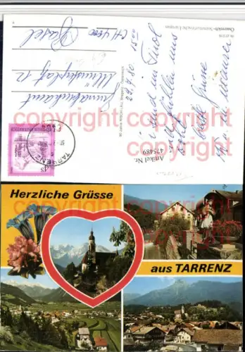 475489,Tarrenz b. Imst Totale Kirche Mehrbildkarte