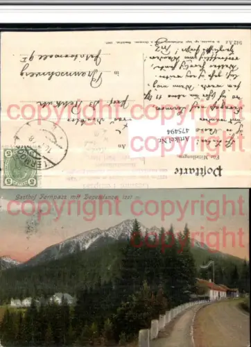 475494,Gasthof Fernpass b. Nassereith m. Dependance Bergkulisse