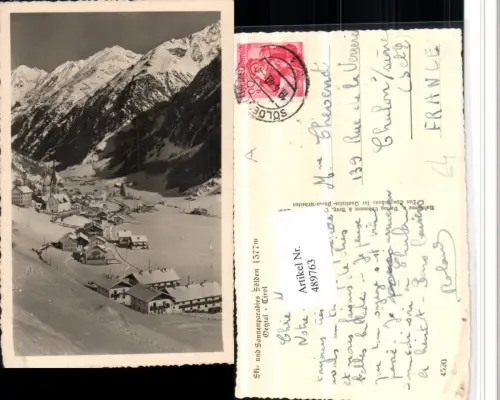 489763,Sölden Totale Bergkulisse Winterbild