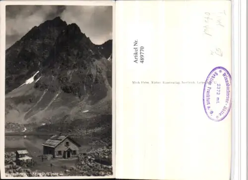 489770,Winnebachersee-Hütte b. Längenfeld Bergkulisse