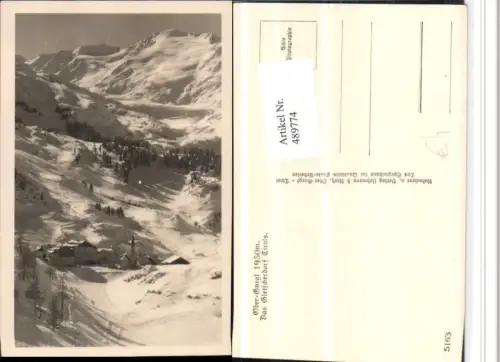 489774,Obergurgl b. Gurgl Totale Bergkulisse Winterbild