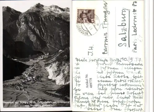 489778,Nassereith u. Dormitz Totale m. Loreaspitze Bergkulisse