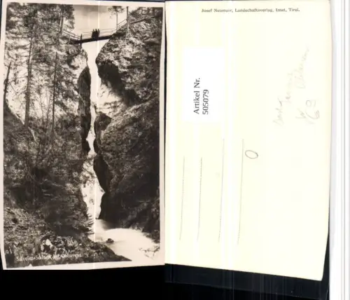 505079,Salvesen-Schlucht b. Obtarrenz Tarrenz Brücke pub Josef Neumair