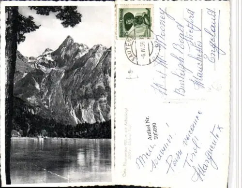 505090,Oetz Piburgersee See m. Acherkogl Bergkulisse