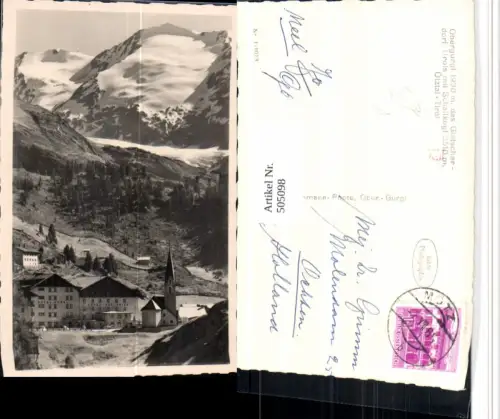 505098,Obergurgl b. Gurgl Hotel Kirche Bergkulisse pub Foto Lohmann