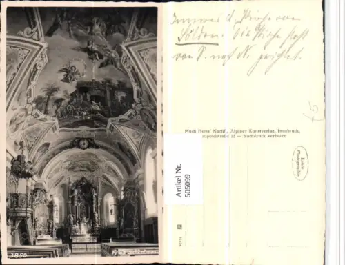 505099,Sölden Kirche Innenansicht Kanzel