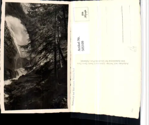 505109,Stuibenfall Wasserfall b. Umhausen im Ötztal