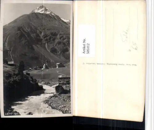 505112,Vent b. Sölden Totale Bach Bergkulisse