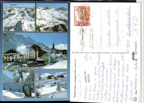 505129,Obergurgl Hochgurgl Totale Mehrbildkarte Winterbilder