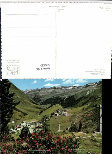 505133,Obergurgl b. Gurgl Totale m. Gaisberg Sessellift Bergkulisse