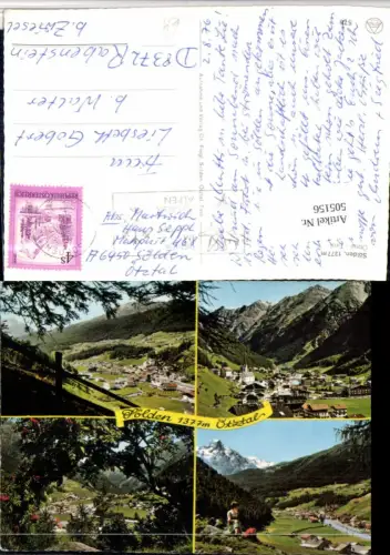 505156,Sölden im Ötztal Totale Mehrbildkarte