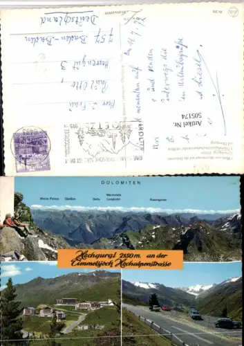 505174,Hochgurgl an d. Timmelsjoch Hochalpenstraße Mehrbildkarte