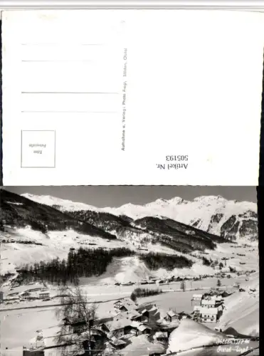 505193,Sölden im Ötztal Totale Bergkulisse Winterbild