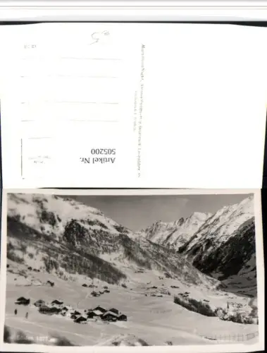 505200,Sölden Totale Bergkulisse Winterbild