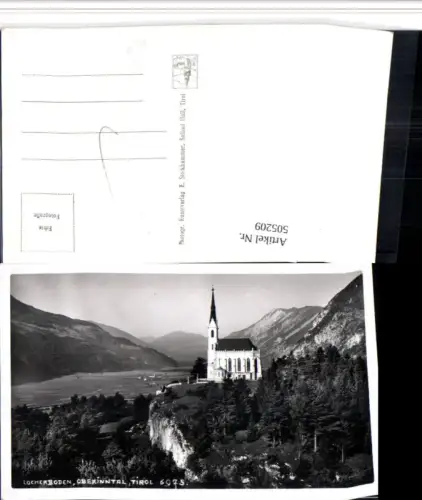 505209,Locherboden b. Mötz Kirche Bergkulisse