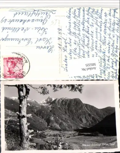 505225,Oetz Totale m. Acherkogl Bergkulisse