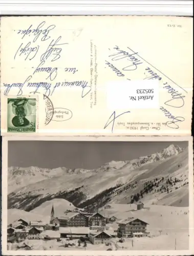 505233,Obergurgl b. Gurgl Totale Bergkulisse Winterbild