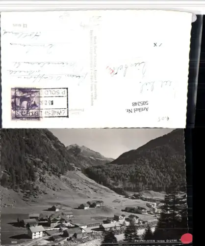 505248,Zwieselstein b. Sölden Teilansicht Sobetzky Z90