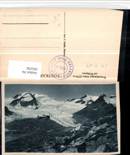 505256,Braunschweiger Hütte Berghütte b. St. Leonhard im Pitztal Bergkulisse