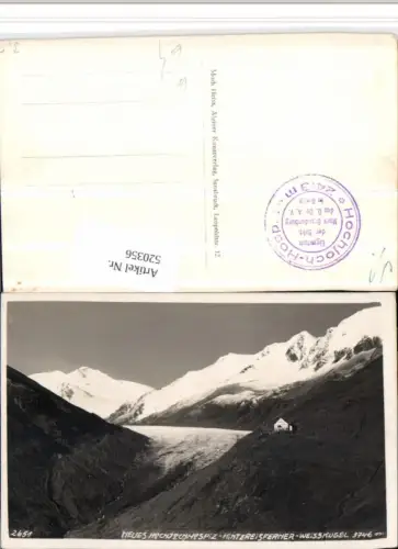 520356,Hochjochhospiz b. Vent Sölden m. Weißkugel Bergkulisse