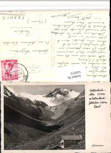 520373,Rettenbachalm b. Sölden m. Gletscher Bergkulisse pub Lohmann