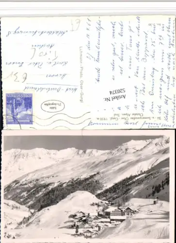 520374,Obergurgl Totale Bergkulisse Winterbild