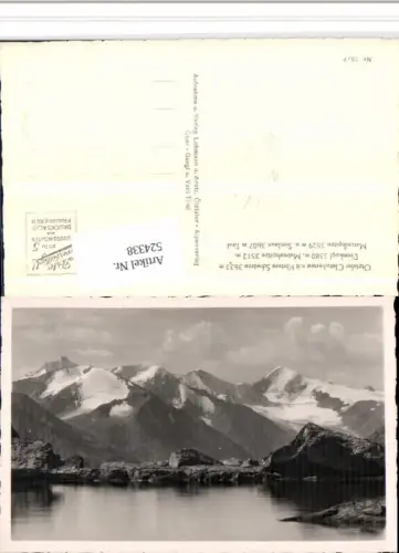 524338,Ötztaler Gletschersee b. Sölden m. Diemkogl Bergkulisse