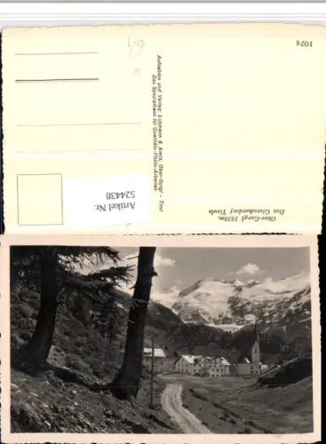 524438,Ober-Gurgl b. Gurgl Teilansicht Kirche Bergkulisse